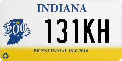 IN license plate 131KH