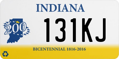 IN license plate 131KJ
