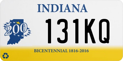 IN license plate 131KQ