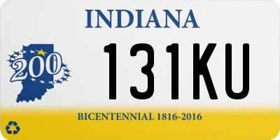 IN license plate 131KU