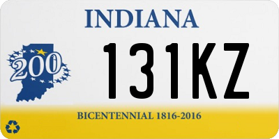 IN license plate 131KZ