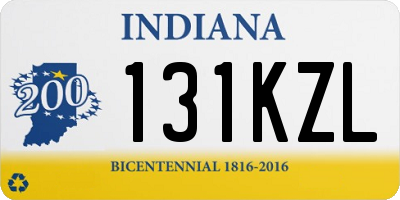 IN license plate 131KZL