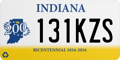 IN license plate 131KZS