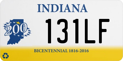 IN license plate 131LF