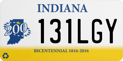 IN license plate 131LGY