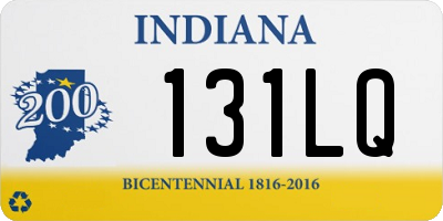 IN license plate 131LQ