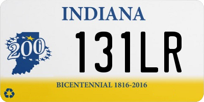 IN license plate 131LR