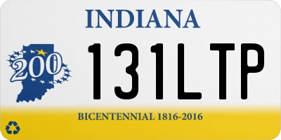 IN license plate 131LTP