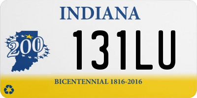 IN license plate 131LU