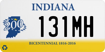 IN license plate 131MH