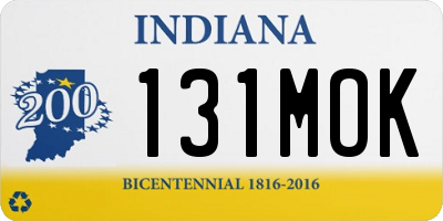 IN license plate 131MOK