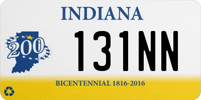 IN license plate 131NN