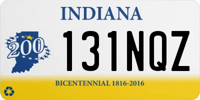 IN license plate 131NQZ