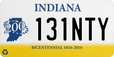 IN license plate 131NTY