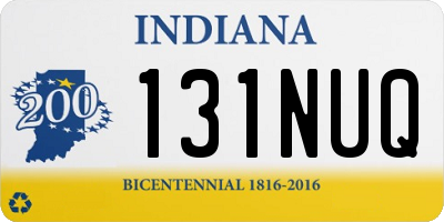 IN license plate 131NUQ