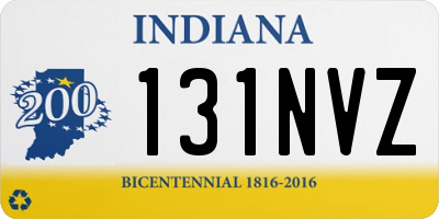 IN license plate 131NVZ