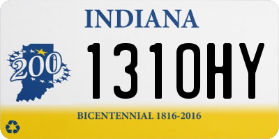 IN license plate 131OHY