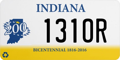 IN license plate 131OR