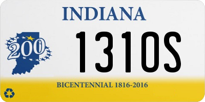 IN license plate 131OS