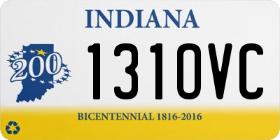 IN license plate 131OVC