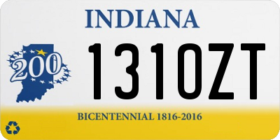 IN license plate 131OZT
