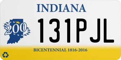 IN license plate 131PJL