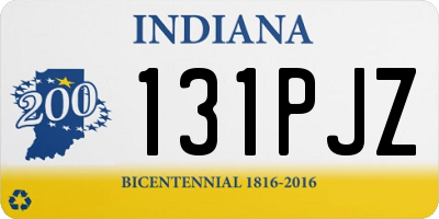 IN license plate 131PJZ