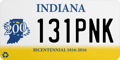 IN license plate 131PNK