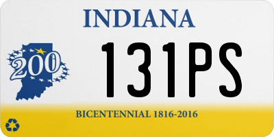 IN license plate 131PS