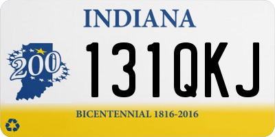 IN license plate 131QKJ
