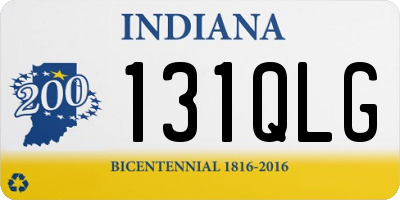 IN license plate 131QLG