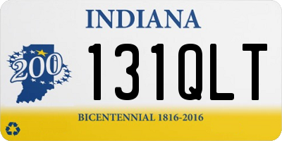 IN license plate 131QLT