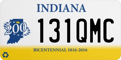 IN license plate 131QMC