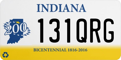 IN license plate 131QRG