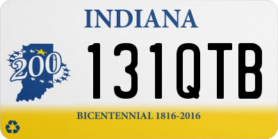 IN license plate 131QTB