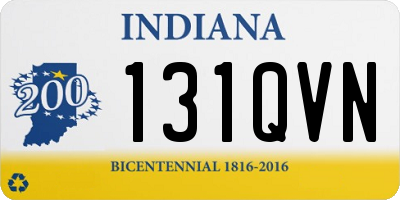 IN license plate 131QVN