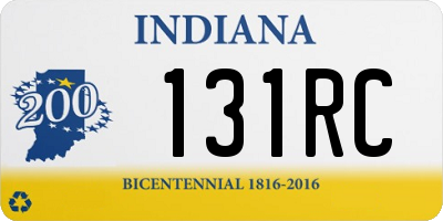 IN license plate 131RC