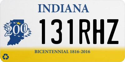 IN license plate 131RHZ