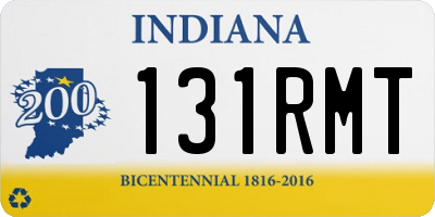 IN license plate 131RMT
