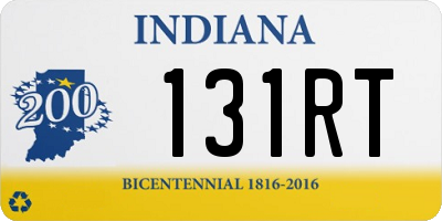IN license plate 131RT