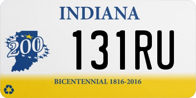 IN license plate 131RU