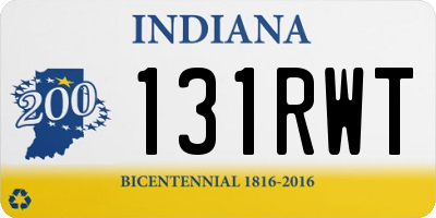 IN license plate 131RWT