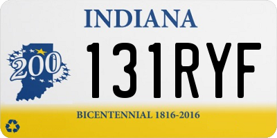 IN license plate 131RYF