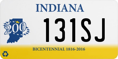 IN license plate 131SJ