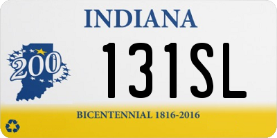 IN license plate 131SL