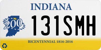 IN license plate 131SMH