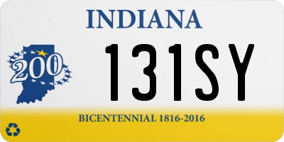 IN license plate 131SY