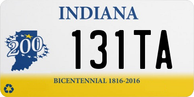 IN license plate 131TA