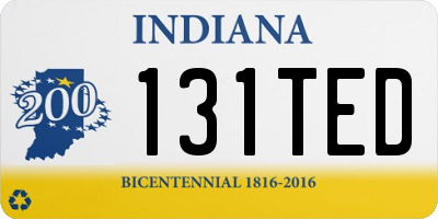 IN license plate 131TED