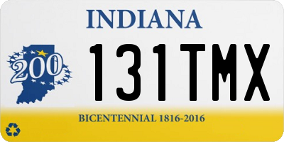 IN license plate 131TMX